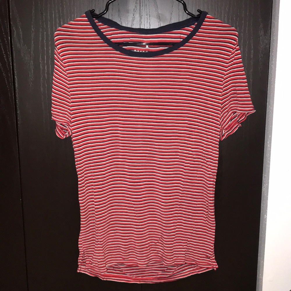 American eagle, red striped tee